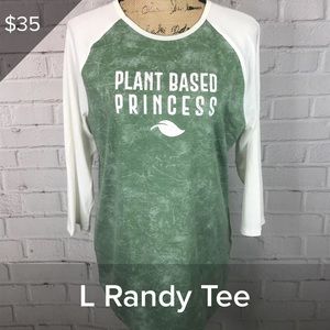 NWT Large Plant Based Princess 🌱 Randy T LuLaRoe